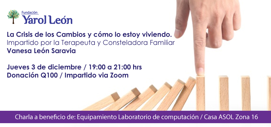 Charla a beneficio equipo de computación para Casa ASOL Zona 16